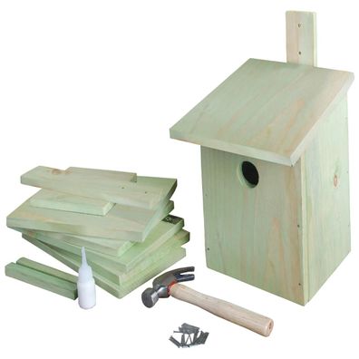 Esschert Design Kinder - Vogelnistkasten - Bausatz zum Basteln - FSC® Holz