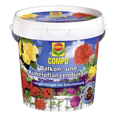 COMPO Balkon- und Kübelpflanzendünger - 1,2 kg