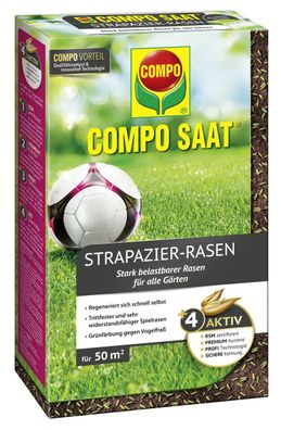 COMPO SAAT® Strapazier-Rasen 1 kg für 50 m²