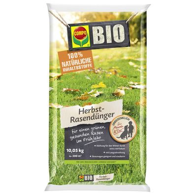 COMPO Bio Herbst-Rasendünger 10.05 kg für ca. 200 m²