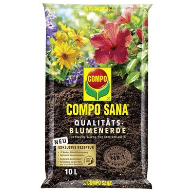 COMPO SANA® Qualitäts - Blumenerde 10 Liter