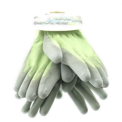 Blackfox® Garten - Handschuhe Sensitive Hellgrün gute Fingerfertigkeit Größe 6/ XS