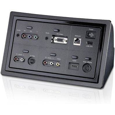 Oehlbach Media Center RJ45 Desktop Version für iPhone / PC / TV mit HDMI LAN