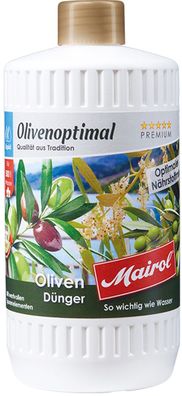 Mairol® Olivenoptimal Flüssigdünger Liquid - 1 Liter für 500 Liter