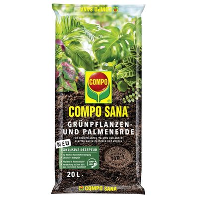 COMPO SANA® Grünpflanzen- und Palmenerde - 20 Liter