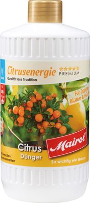 Mairol® Citrusenergie Flüssigdünger Liquid - 1 Liter für 250 Liter