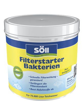 Söll Filterstarter 500 Gr. Filterstarter Bakterien für Teiche