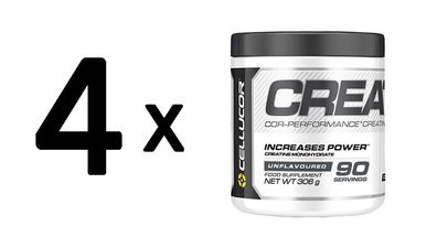 4 x Cellucor Cor Performance Creatine (306g) Unflavoured