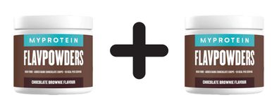 2 x Myprotein FlavPowders (65 serv) Chocolate Brownie