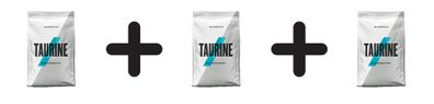 3 x Myprotein Taurine (250g) Unflavoured