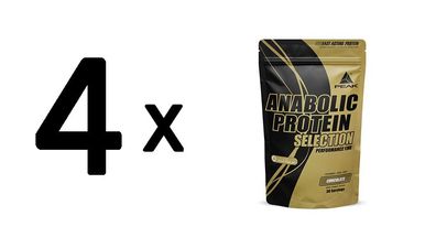 4 x Peak Anabolic Protein Selection (900g) Caramel Pecan Pie