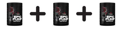 3 x Peak Epic Pump (500g) Energy