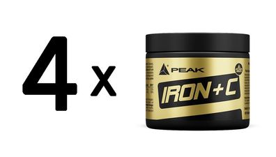 4 x Peak Iron + C (120) Unflavoured