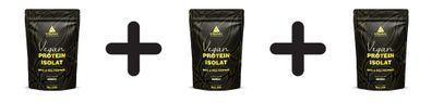 3 x Peak Vegan Protein Isolate (750g) Banana