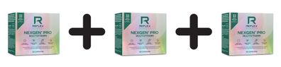 3 x Reflex Nutrition Nexgen Pro Multivitamin (90 Capsules)