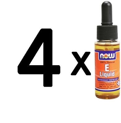 4 x Vitamin E Liquid - 30 ml.