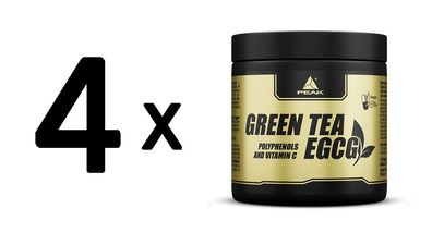 4 x Peak Green Tea Extract EGCG (120 vcaps) Unflavoured