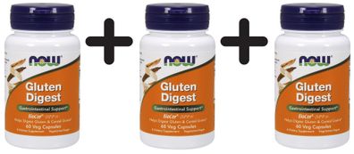3 x Gluten Digest - 60 vcaps