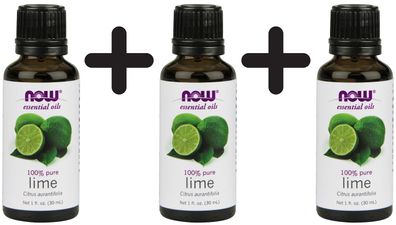 3 x Lime Oil - 30 ml.