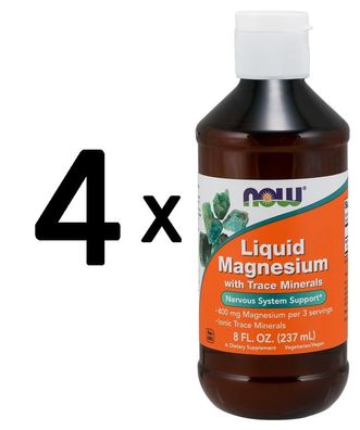 4 x Liquid Magnesium - 237 ml.