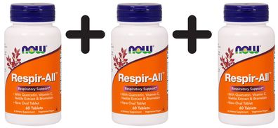 3 x Respir-All, Allergy - 60 tablets