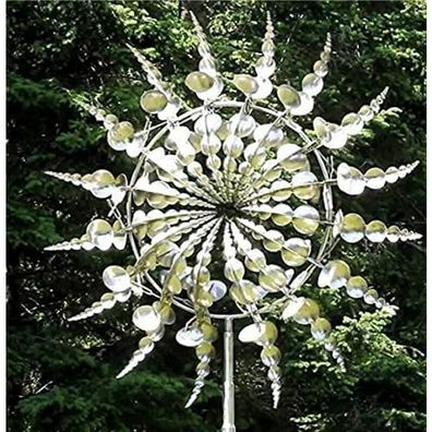 Einzigartiges charmantes Metall-Garten-Windrad Windrad mit Garten-Spinner