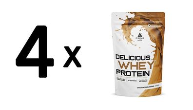 4 x Peak Delicious Whey Protein (900g) Vanilla Milkshake