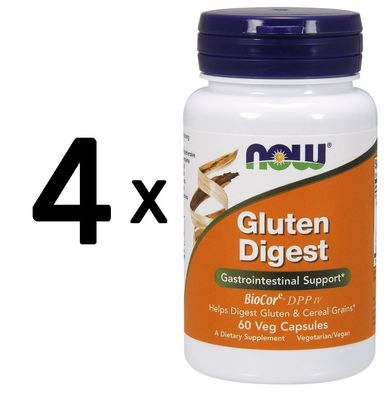 4 x Gluten Digest - 60 vcaps