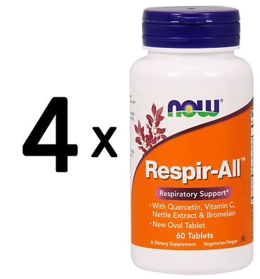 4 x Respir-All, Allergy - 60 tablets