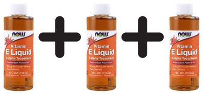 3 x Vitamin E Liquid - 118 ml.