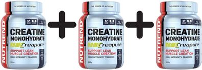 3 x Creatine Monohydrate Creapure - 500g