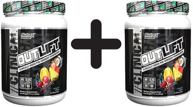 2 x OutLift, Fruit Punch - 496g