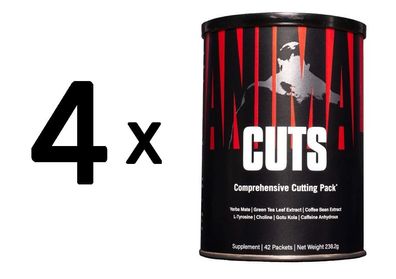 4 x Animal Cuts - 42 packs