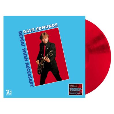 Dave Edmunds: Repeat When Necessary (remastered) (180g) (Limited Edition) (Red Vinyl