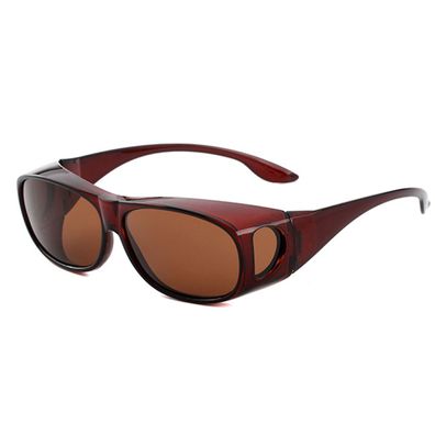 Herren Sportbrille Polarisierte Sonnenbrille Fahrerbrille UV400 Schutz