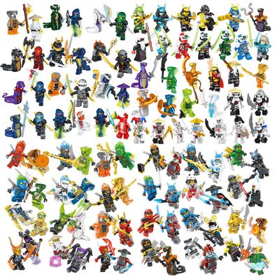 104Pack Ninjago Minifigures Set Action Figure Minifigures Kids Toys Birthday Party Gi