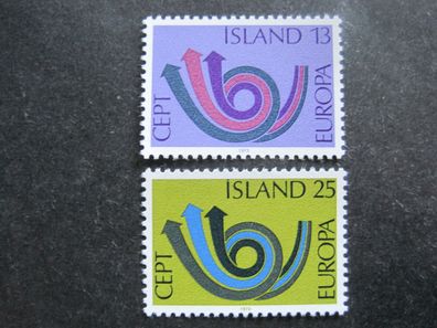 Island Europa Cept MiNr. 471-472 postfrisch * * (AF 986)