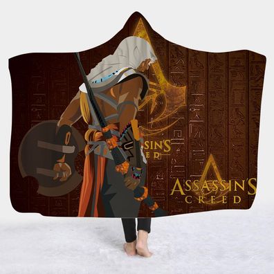 Spiel Assassin's Creed Kapuzendecke Altair Miles Zauberer Nap Blanket Warm Büro Cape