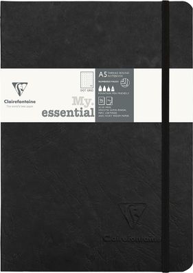 Clairefontaine 793431C Notizbuch AgeBag My Essentials, DIN A5, 14,8 x 21 cm, 96 ...