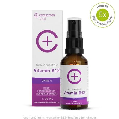 896,67 € / L | cerascreen Vitamin-B12-Spray 30ml