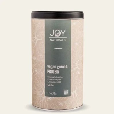 63,33 € / kg | Joy Natruals vegan-greens: Protein 600g Dose