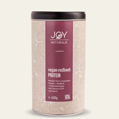 71,50 € / kg | Joy Natruals vegan-redbeet: Protein 600g Dose