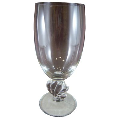 Weinkelch Weinglas Bierbecher Bierglas Glas Becher auf Fuß Muschelfuß H 20 cm