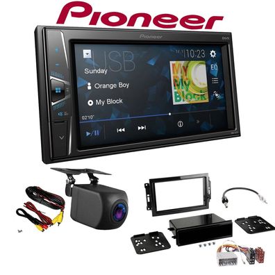 Pioneer Autoradio Touchscreen Rückfahrkamera für Dodge Caliber 2006-2010 schwarz