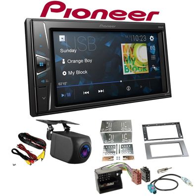 Pioneer Autoradio Touchscreen Rückfahrkamera für Ford Fusion 2005-2012 silber