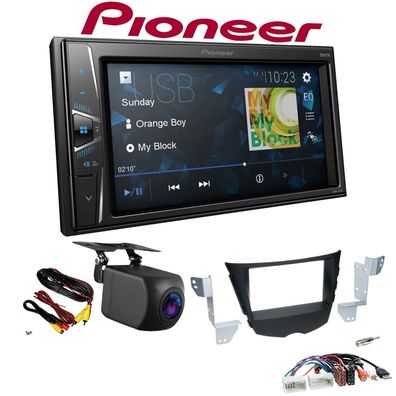 Pioneer Autoradio Touchscreen Rückfahrkamera für Hyundai Veloster ab 2011