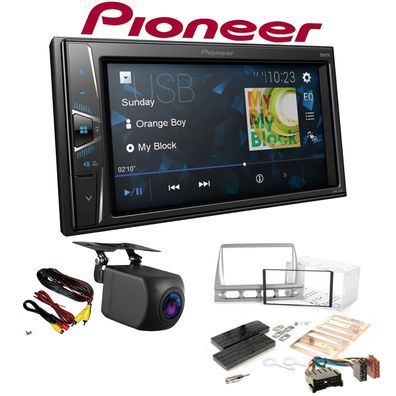 Pioneer Autoradio Touchscreen Rückfahrkamera für KIA Picanto 2004-2007 silber