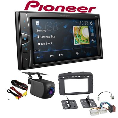Pioneer Autoradio Touchscreen Rückfahrkamera für KIA Sorento III ab 2015 ohne