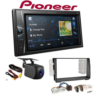 Pioneer Autoradio Touchscreen Rückfahrkamera für KIA Venga ab 2009 schwarz