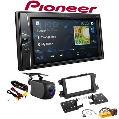 Pioneer Autoradio Touchscreen Rückfahrkamera für Mazda 6 2013-2015 schwarz